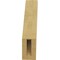 Ekena Millwork 3-inch W x 10-inch D x 14-inch H Traditional Rough Cedar Woodgrain TimberThane Knee Brace, Primed BRCUR03X10X14TRARCPR - alternate 4